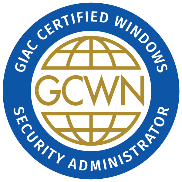 giac certified windows security administrator gcwn